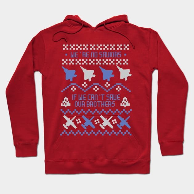 Air Force Christmas Sweater Hoodie by pimator24